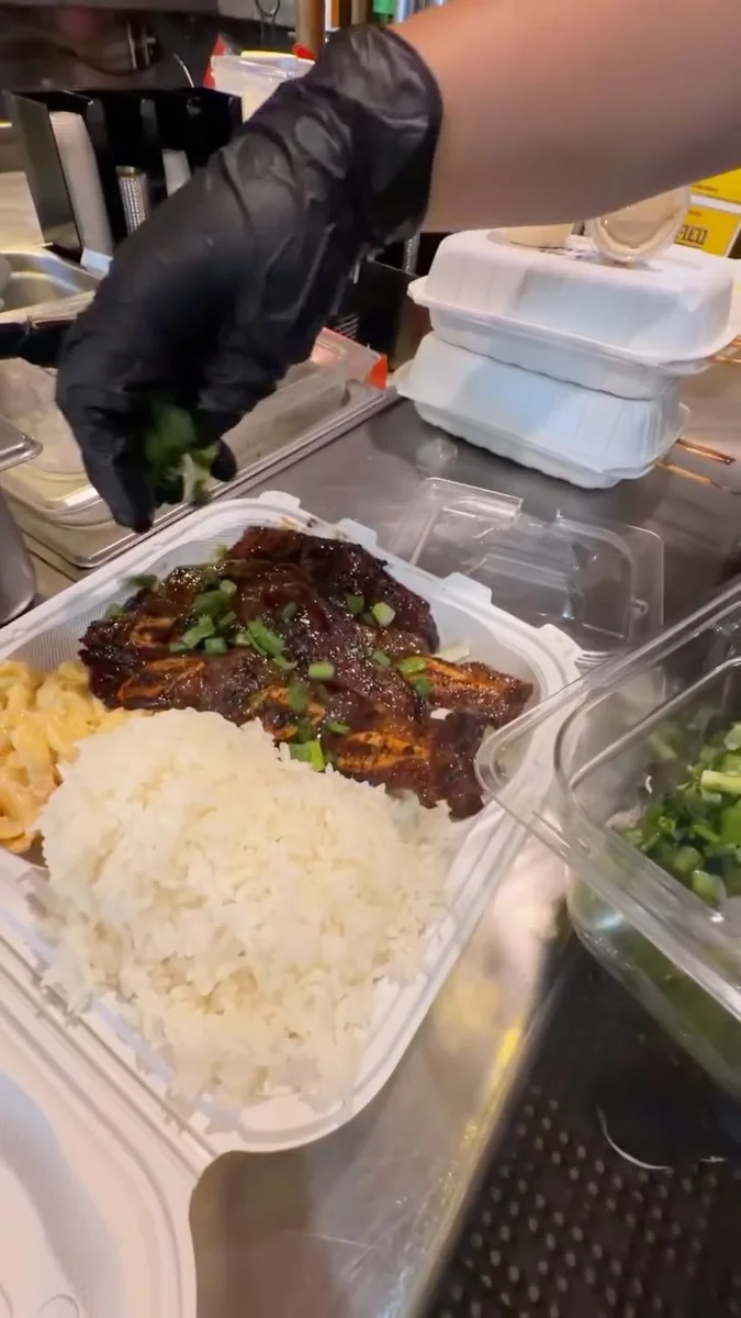 Kalbi beef plate