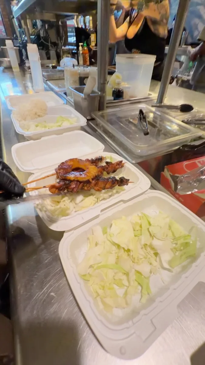 Chicken skewers