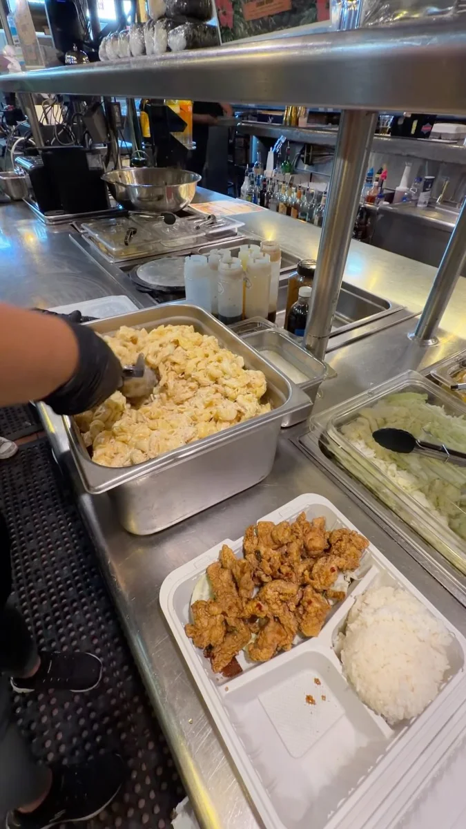 Garlic chicken plate